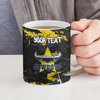 Personalized North Queensland Cowboys Ceramic Mug Graffiti Grunge Abstract Urban Street Style Design