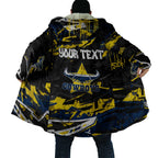 Personalized North Queensland Cowboys Cloak Graffiti Grunge Abstract Urban Street Style Design