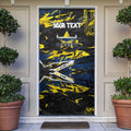 Personalized North Queensland Cowboys Door Cover Graffiti Grunge Abstract Urban Street Style Design