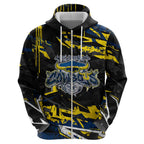 Personalized North Queensland Cowboys Hoodie Graffiti Grunge Abstract Urban Street Style Design