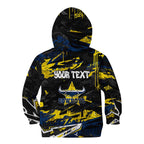 Personalized North Queensland Cowboys Kid Hoodie Graffiti Grunge Abstract Urban Street Style Design