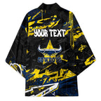 Personalized North Queensland Cowboys Kimono Graffiti Grunge Abstract Urban Street Style Design