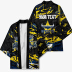 Personalized North Queensland Cowboys Kimono Graffiti Grunge Abstract Urban Street Style Design