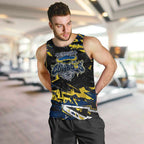 Personalized North Queensland Cowboys Men Tank Top Graffiti Grunge Abstract Urban Street Style Design