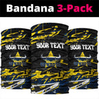Personalized North Queensland Cowboys Neck Gaiter Graffiti Grunge Abstract Urban Street Style Design
