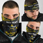 Personalized North Queensland Cowboys Neck Gaiter Graffiti Grunge Abstract Urban Street Style Design