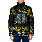 Personalized North Queensland Cowboys Padded Jacket Graffiti Grunge Abstract Urban Street Style Design