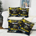 Personalized North Queensland Cowboys Pillow Cover Graffiti Grunge Abstract Urban Street Style Design