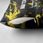 Personalized North Queensland Cowboys Pillow Cover Graffiti Grunge Abstract Urban Street Style Design