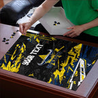 Personalized North Queensland Cowboys Puzzle Graffiti Grunge Abstract Urban Street Style Design