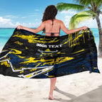 Personalized North Queensland Cowboys Sarong Graffiti Grunge Abstract Urban Street Style Design