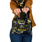 Personalized North Queensland Cowboys Shoulder Handbag Graffiti Grunge Abstract Urban Street Style Design
