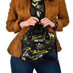 Personalized North Queensland Cowboys Shoulder Handbag Graffiti Grunge Abstract Urban Street Style Design