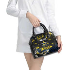 Personalized North Queensland Cowboys Shoulder Handbag Graffiti Grunge Abstract Urban Street Style Design