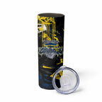 Personalized North Queensland Cowboys Skinny Tumbler Graffiti Grunge Abstract Urban Street Style Design