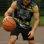 Personalized North Queensland Cowboys Sleeveless Hoodie Graffiti Grunge Abstract Urban Street Style Design