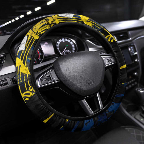 North Queensland Cowboys Steering Wheel Cover Graffiti Grunge Abstract Urban Street Style Design