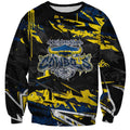 Personalized North Queensland Cowboys Sweatshirt Graffiti Grunge Abstract Urban Street Style Design