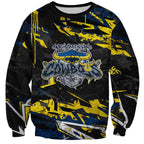 Personalized North Queensland Cowboys Sweatshirt Graffiti Grunge Abstract Urban Street Style Design