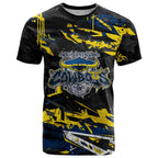 Personalized North Queensland Cowboys T Shirt Graffiti Grunge Abstract Urban Street Style Design