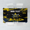 Personalized North Queensland Cowboys Tablecloth Graffiti Grunge Abstract Urban Street Style Design