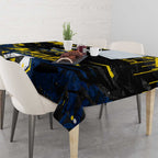 Personalized North Queensland Cowboys Tablecloth Graffiti Grunge Abstract Urban Street Style Design