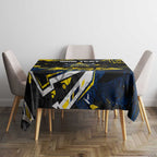 Personalized North Queensland Cowboys Tablecloth Graffiti Grunge Abstract Urban Street Style Design