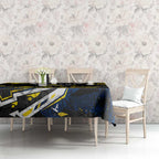 Personalized North Queensland Cowboys Tablecloth Graffiti Grunge Abstract Urban Street Style Design