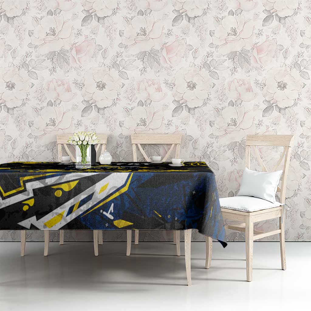 Personalized North Queensland Cowboys Tablecloth Graffiti Grunge Abstract Urban Street Style Design