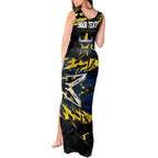 Personalized North Queensland Cowboys Tank Maxi Dress Graffiti Grunge Abstract Urban Street Style Design