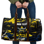 Personalized North Queensland Cowboys Travel Bag Graffiti Grunge Abstract Urban Street Style Design