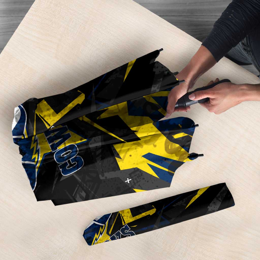 Personalized North Queensland Cowboys Umbrella Graffiti Grunge Abstract Urban Street Style Design