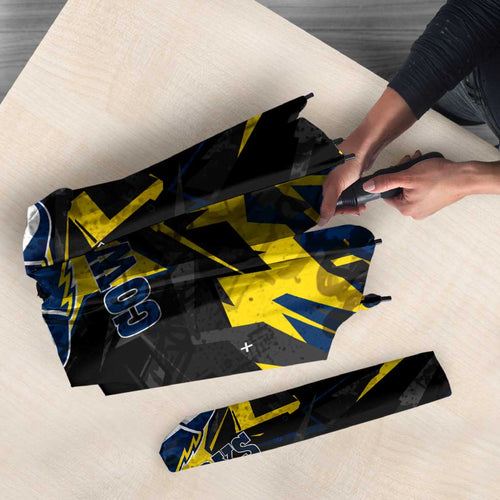 Personalized North Queensland Cowboys Umbrella Graffiti Grunge Abstract Urban Street Style Design