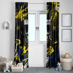 Personalized North Queensland Cowboys Window Curtain Graffiti Grunge Abstract Urban Street Style Design