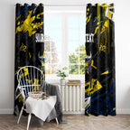 Personalized North Queensland Cowboys Window Curtain Graffiti Grunge Abstract Urban Street Style Design