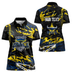 Personalized North Queensland Cowboys Women Polo Shirt Graffiti Grunge Abstract Urban Street Style Design