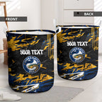 Personalized Parramatta Eels Laundry Basket Graffiti Grunge Abstract Urban Street Style Design