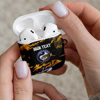 Personalized Parramatta Eels AirPods Case Graffiti Grunge Abstract Urban Street Style Design