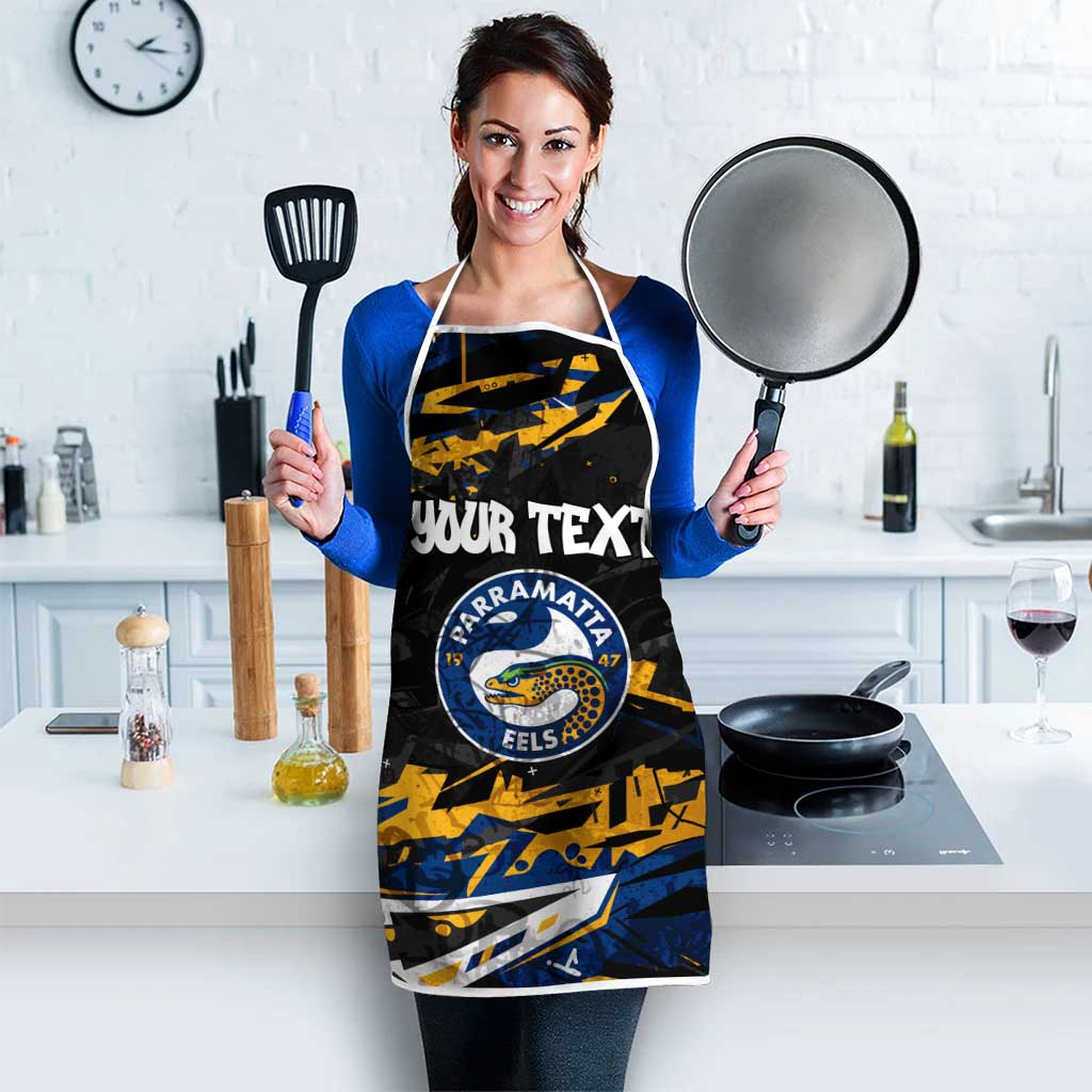 Personalized Parramatta Eels Apron Graffiti Grunge Abstract Urban Street Style Design