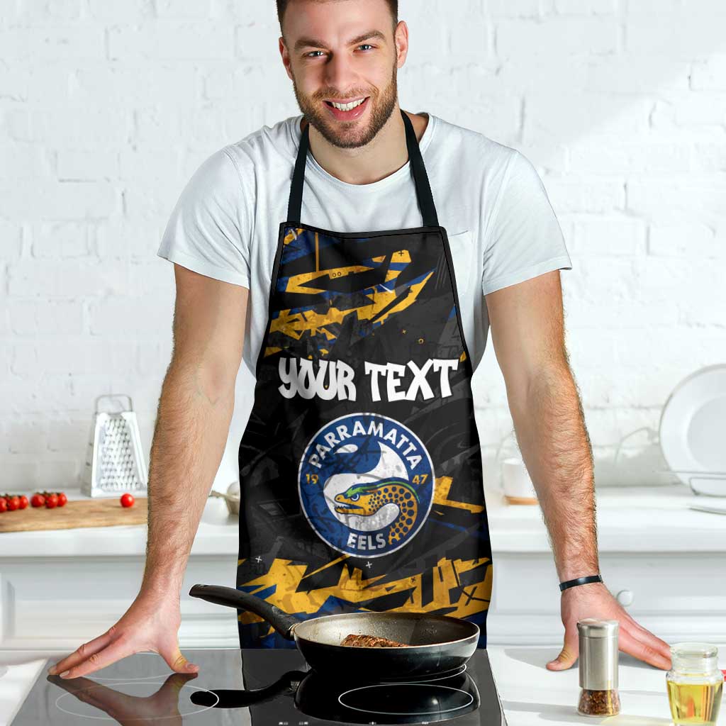 Personalized Parramatta Eels Apron Graffiti Grunge Abstract Urban Street Style Design