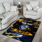 Personalized Parramatta Eels Area Rug Graffiti Grunge Abstract Urban Street Style Design