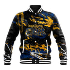 Personalized Parramatta Eels Baseball Jacket Graffiti Grunge Abstract Urban Street Style Design