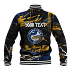 Personalized Parramatta Eels Baseball Jacket Graffiti Grunge Abstract Urban Street Style Design