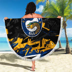 Personalized Parramatta Eels Beach Blanket Graffiti Grunge Abstract Urban Street Style Design