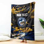 Personalized Parramatta Eels Blanket Graffiti Grunge Abstract Urban Street Style Design