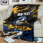 Personalized Parramatta Eels Blanket Graffiti Grunge Abstract Urban Street Style Design