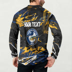 Personalized Parramatta Eels Button Sweatshirt Graffiti Grunge Abstract Urban Street Style Design