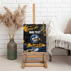 Personalized Parramatta Eels Canvas Wall Art Graffiti Grunge Abstract Urban Street Style Design