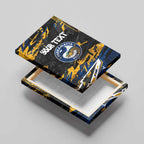 Personalized Parramatta Eels Canvas Wall Art Graffiti Grunge Abstract Urban Street Style Design