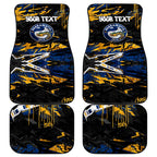 Personalized Parramatta Eels Car Mats Graffiti Grunge Abstract Urban Street Style Design